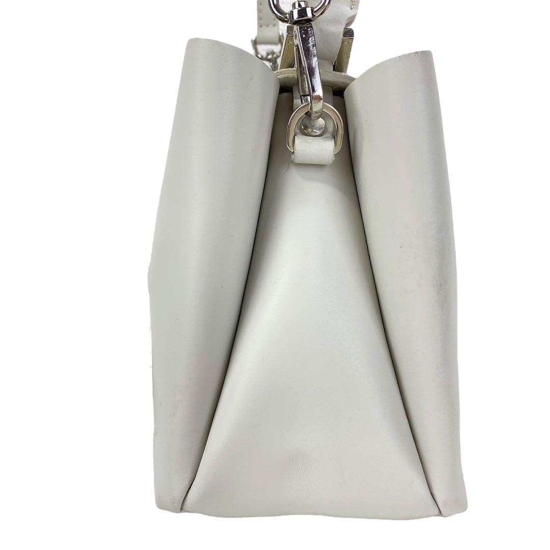 マルコビアンキーニ ショルダーバッグ レザー 本革 2way イタリア製 白