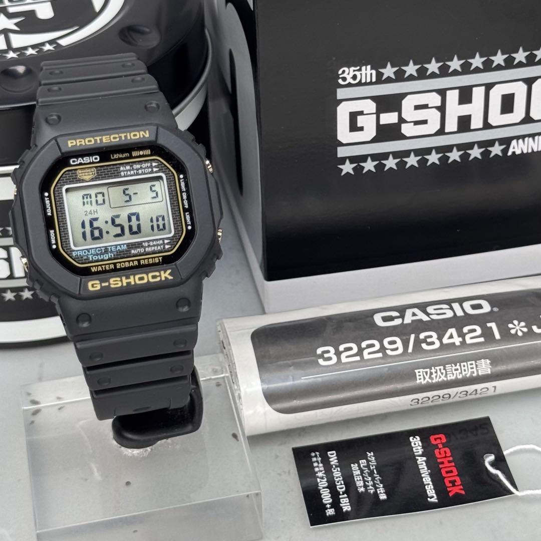 未使用 箱説タグ付 G-SHOCK DW-5035D 35周年限定 ゴールド