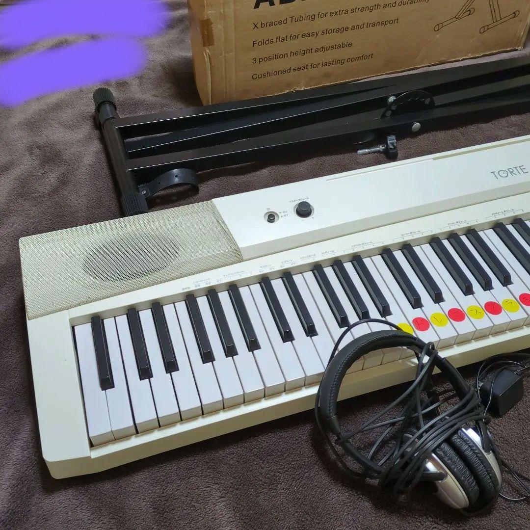 中古良品 電子ピアノ セット TORTE スタンド＆イス付き 検)エレクトーン