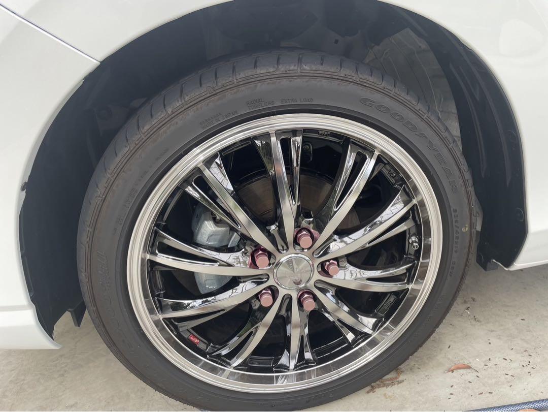 美品!!ウェッズ レオニスRT 17インチ 6.5J+52 205/45R17 画像3