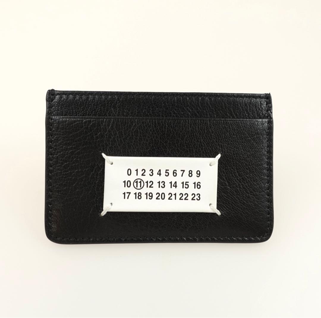 新品未使用 メゾンマルジェラ カードホルダー パスケース ブラック
