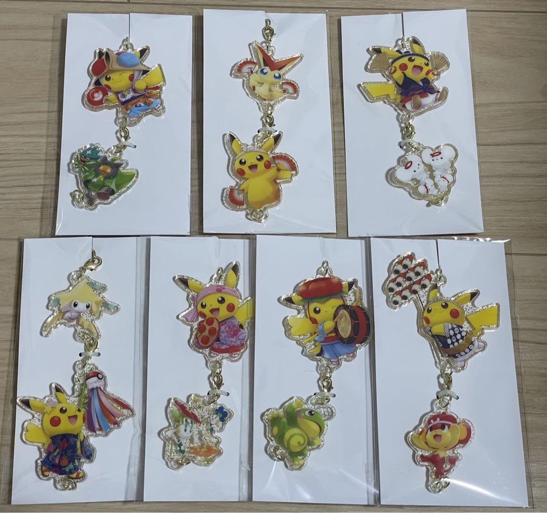 ポケモン つながるアクリルキーホルダーコレクション 7種セ