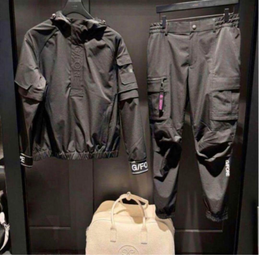 G FORE ジーフォアゴルフメンズ フード付きジャケットとパンツセットM