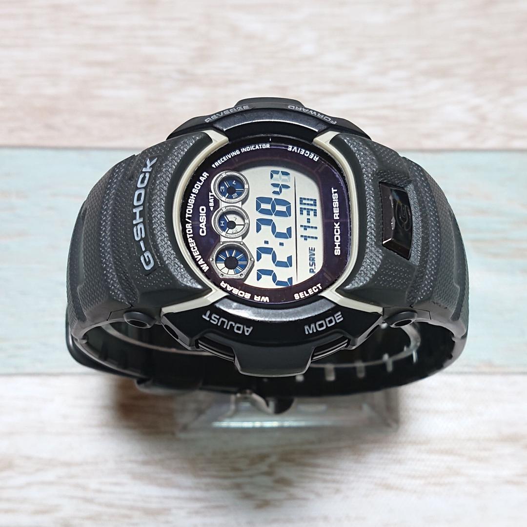 美品【CASIO/G-SHOCK】電波タフソーラー メンズ腕時計 GW-002J