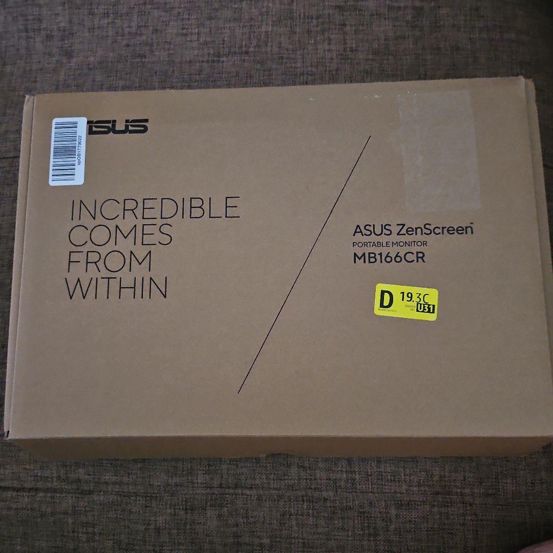 ASUS ZenScreen MB166CR ポータブルモニター