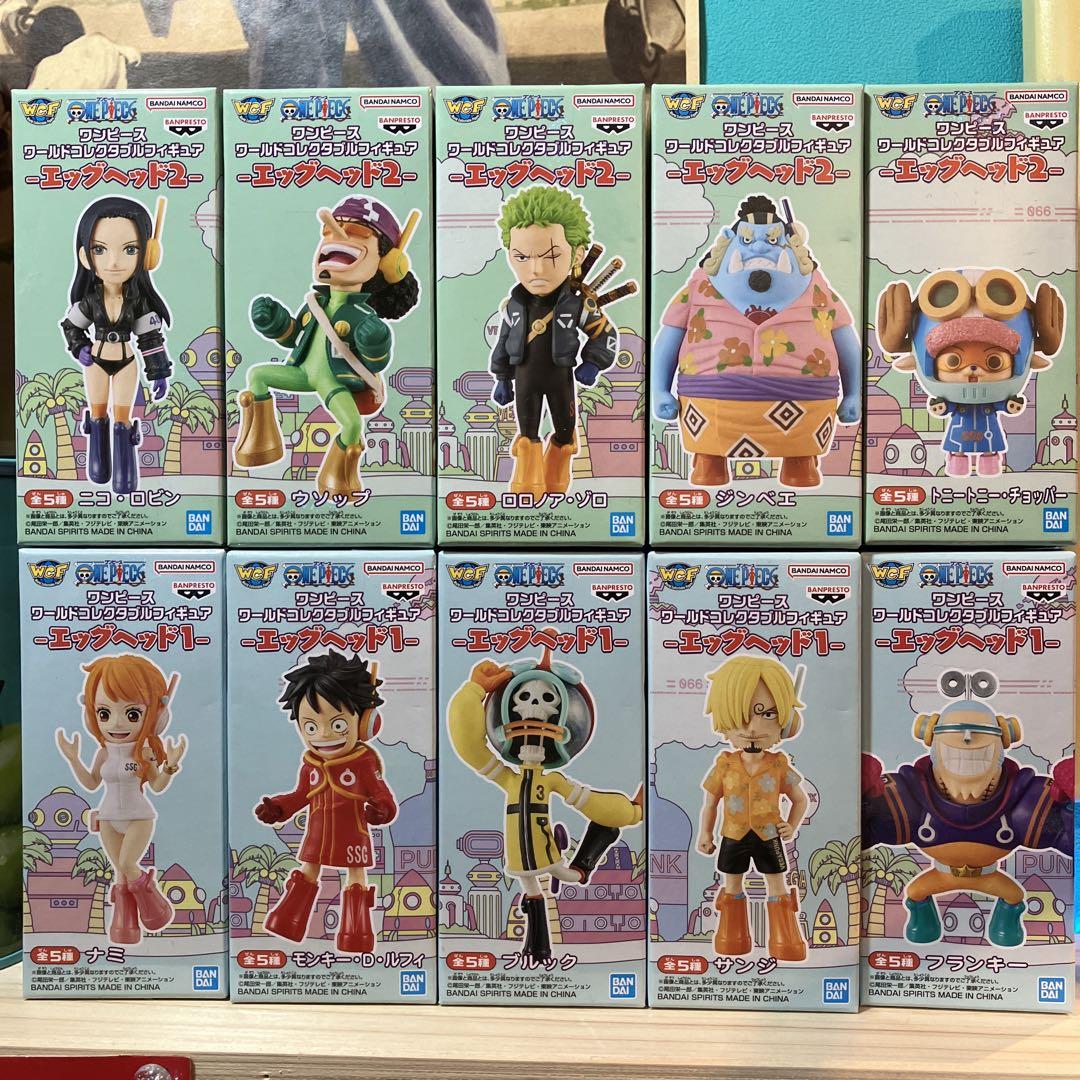 新品未開封 ワールドコレクタブルフィギュア エッグヘッド 10種セット ワンピース ワールドコレクタブルフィギュア エッグヘッド 全10種