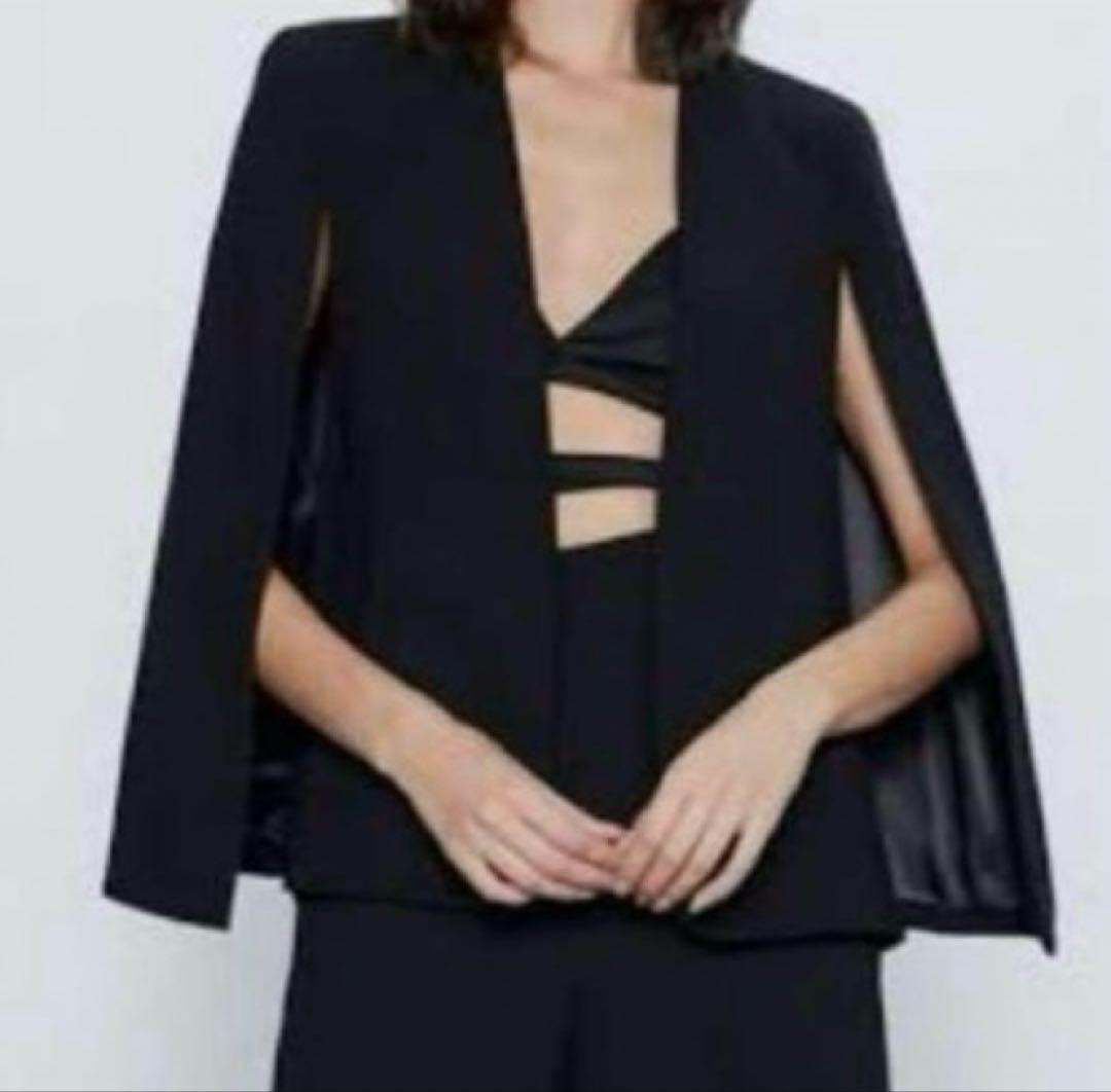 ZARA - ZARA ケープジャケットの通販 by mai's shop｜ザラならラクマ