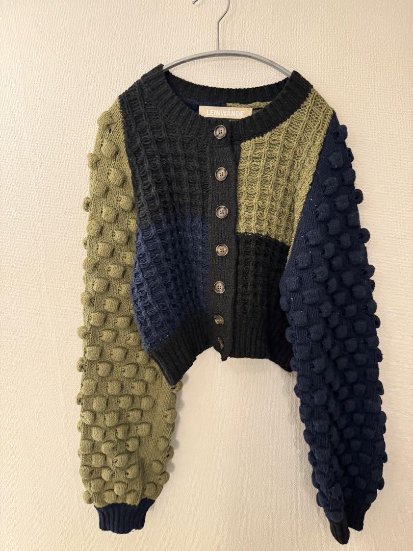 【NEW限定品】 Bubble Leinwande Patchwork トップス Cardigan トップス
