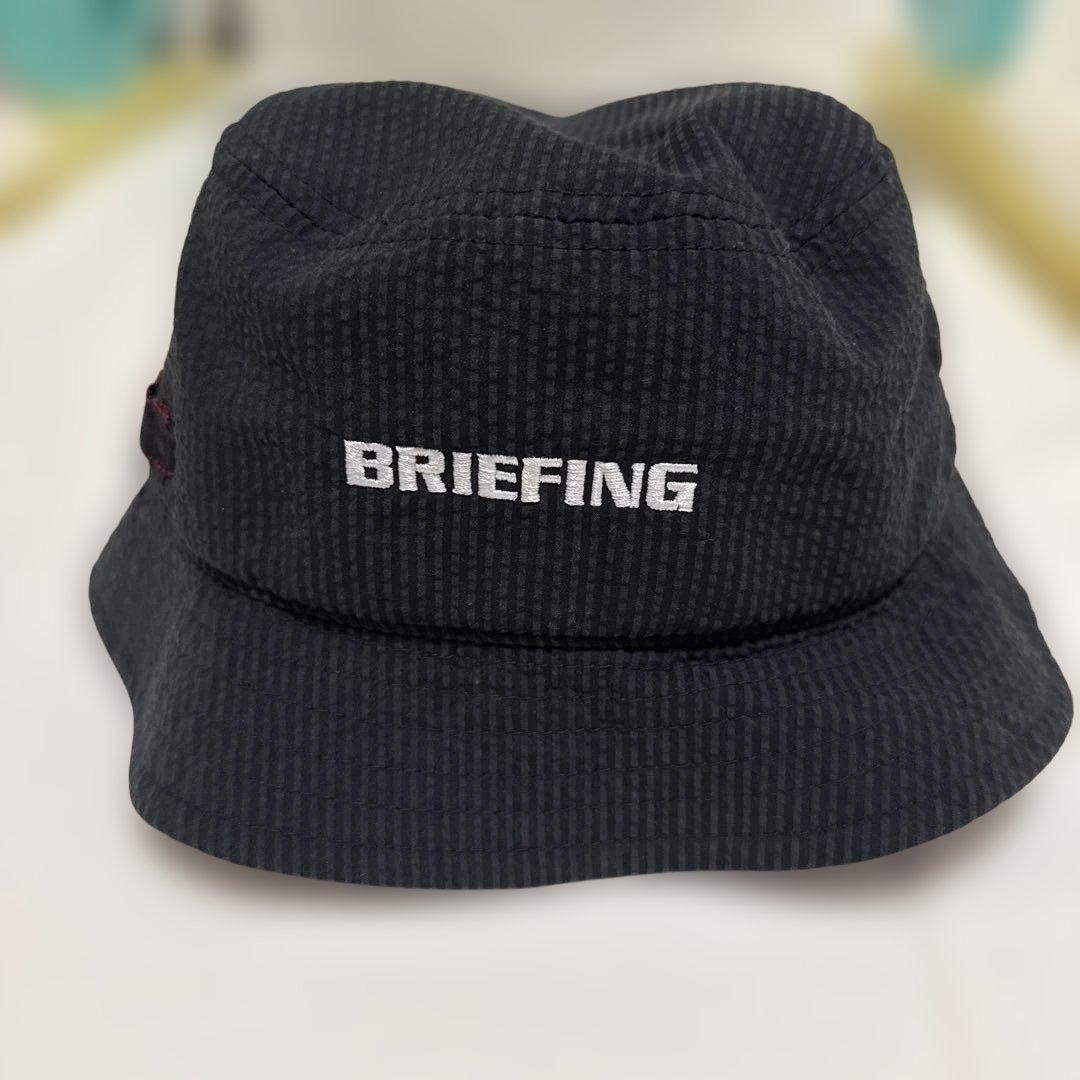 ブリーフィング BRIEFING バケットハット ゴルフ シアサッカー