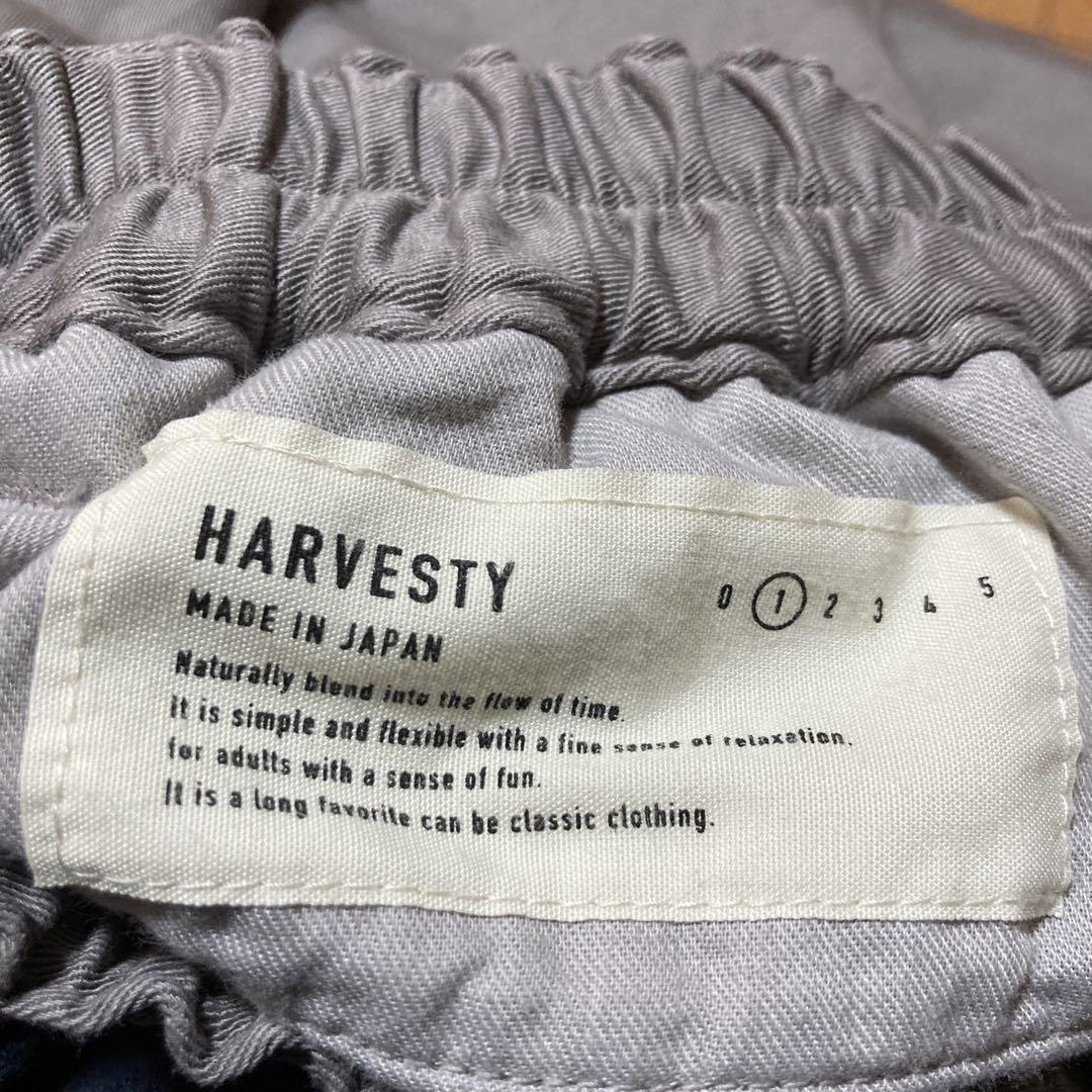 試着のみ HARVESTY(ハーベスティ) チノクロスサーカスパンツ