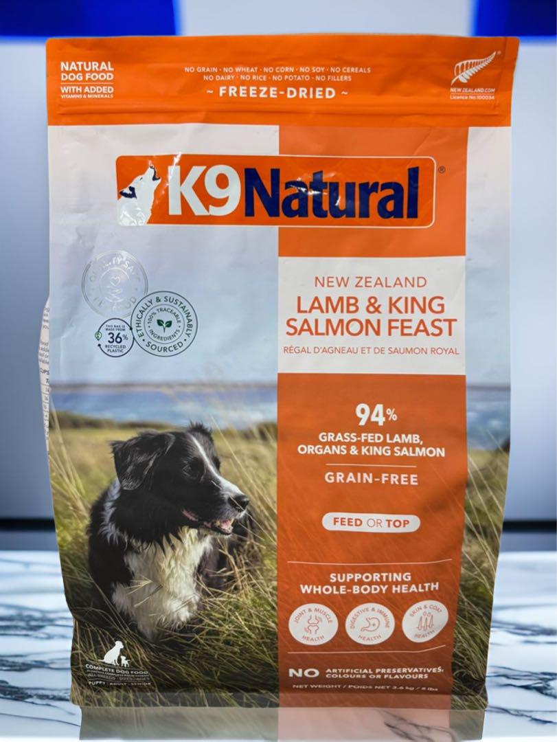 ケーナインナチュラル K9ナチュラル ラムキングサーモン3.6kg
