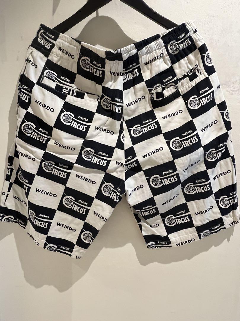 激安ブランド WEIRDO パンツ XL ショートパンツ チェック柄 パンツ