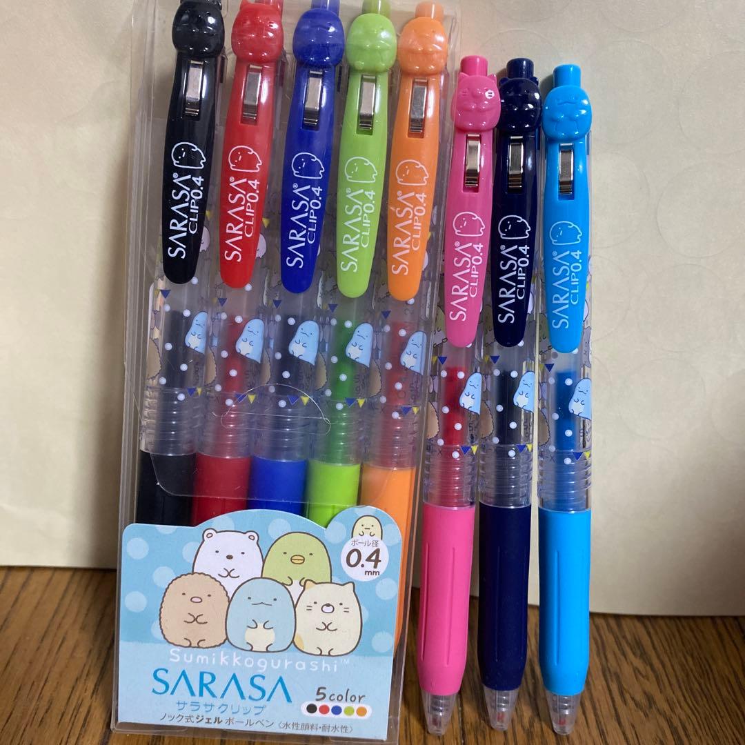 すみっコぐらしボールペンセット ○ポーチ付きBICペンセット【すみっコぐらし×ドクターイエロー