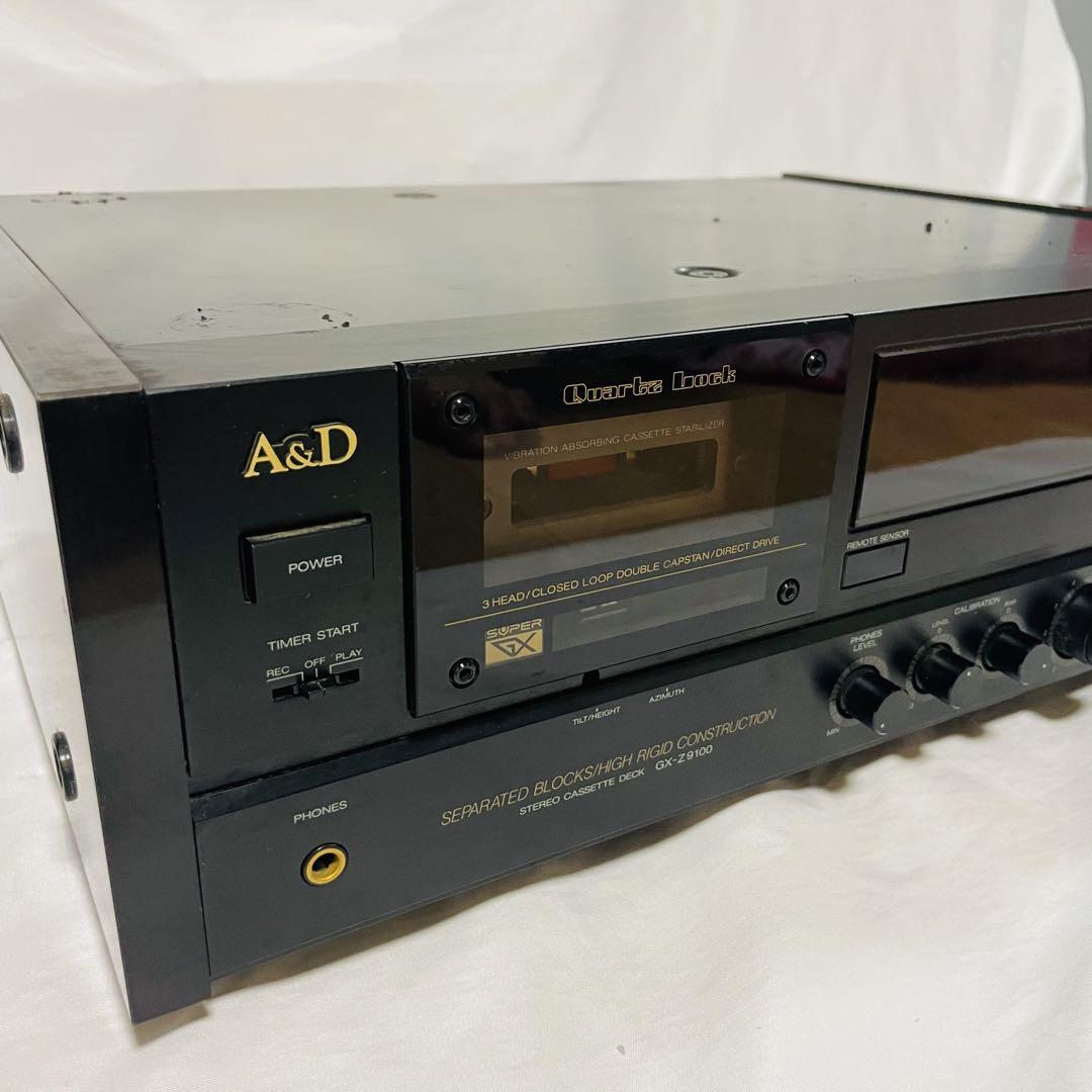 A&D GX-Z9100 ステレオカセットデッキ 現状品