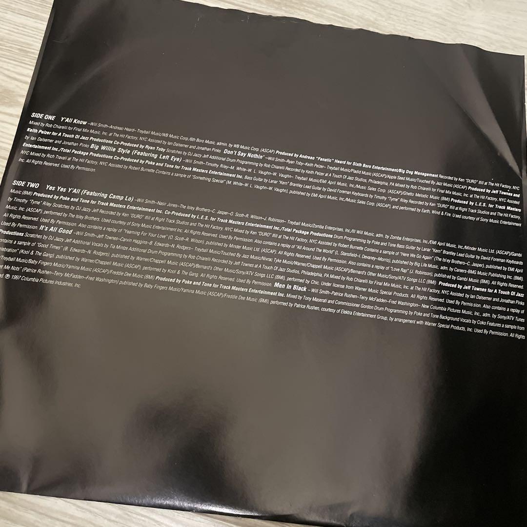 人気盤☆ウィル・スミス ビッグ・ウィリー・スタイル LPレコード