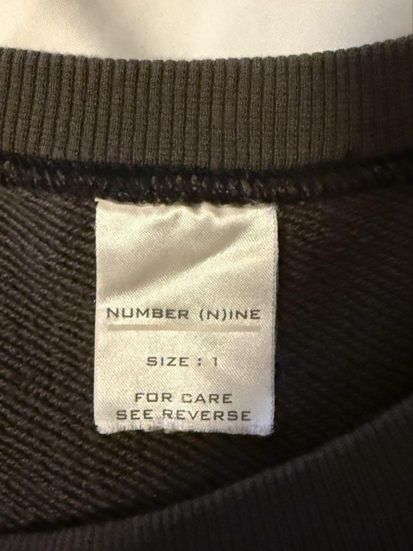 高質で安価 希少 穴開きスウェットサイズ1 ジオバーニ 初期 NINE NUMBER トップス