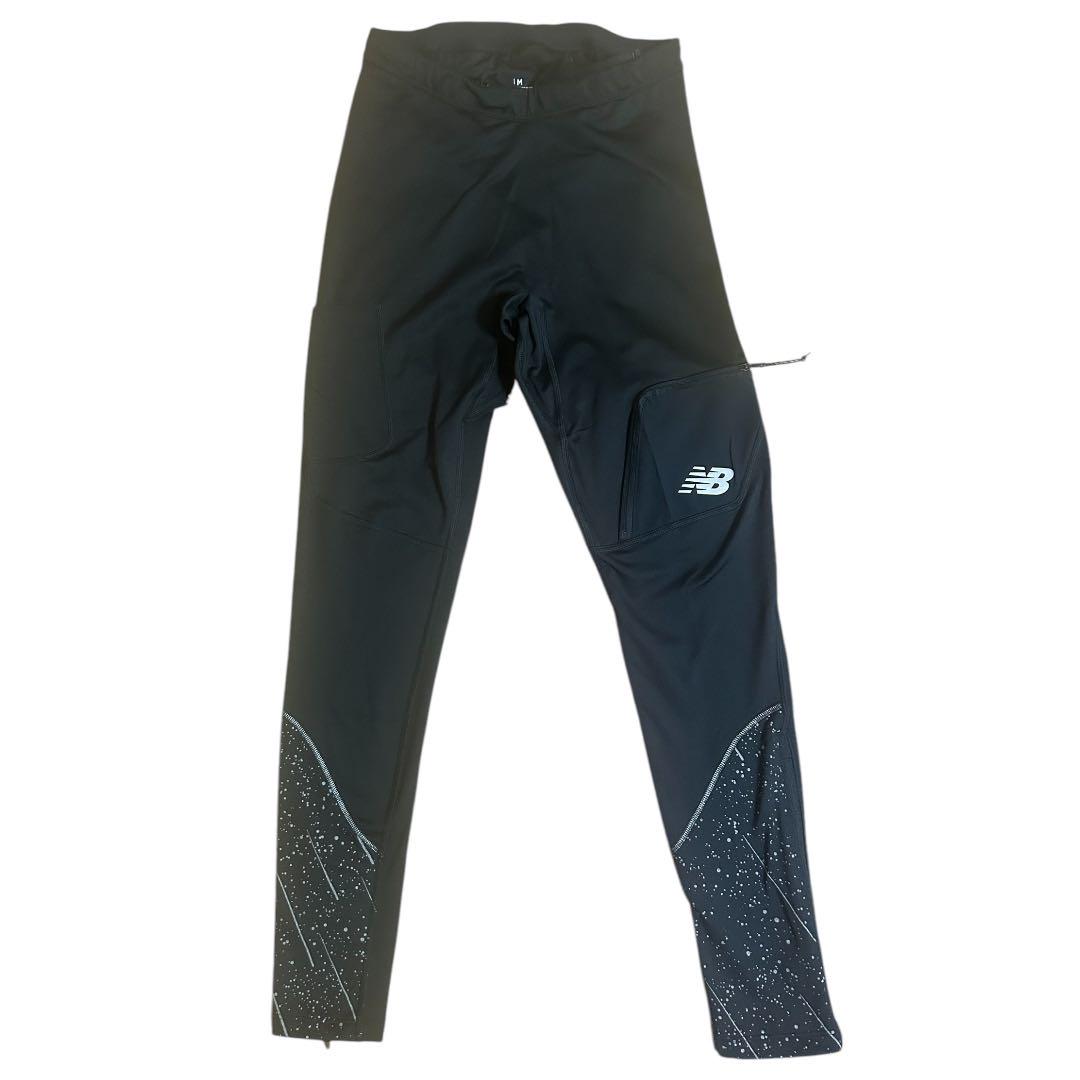 <新品>new balance ランニングタイツ ブラック　Lサイズ