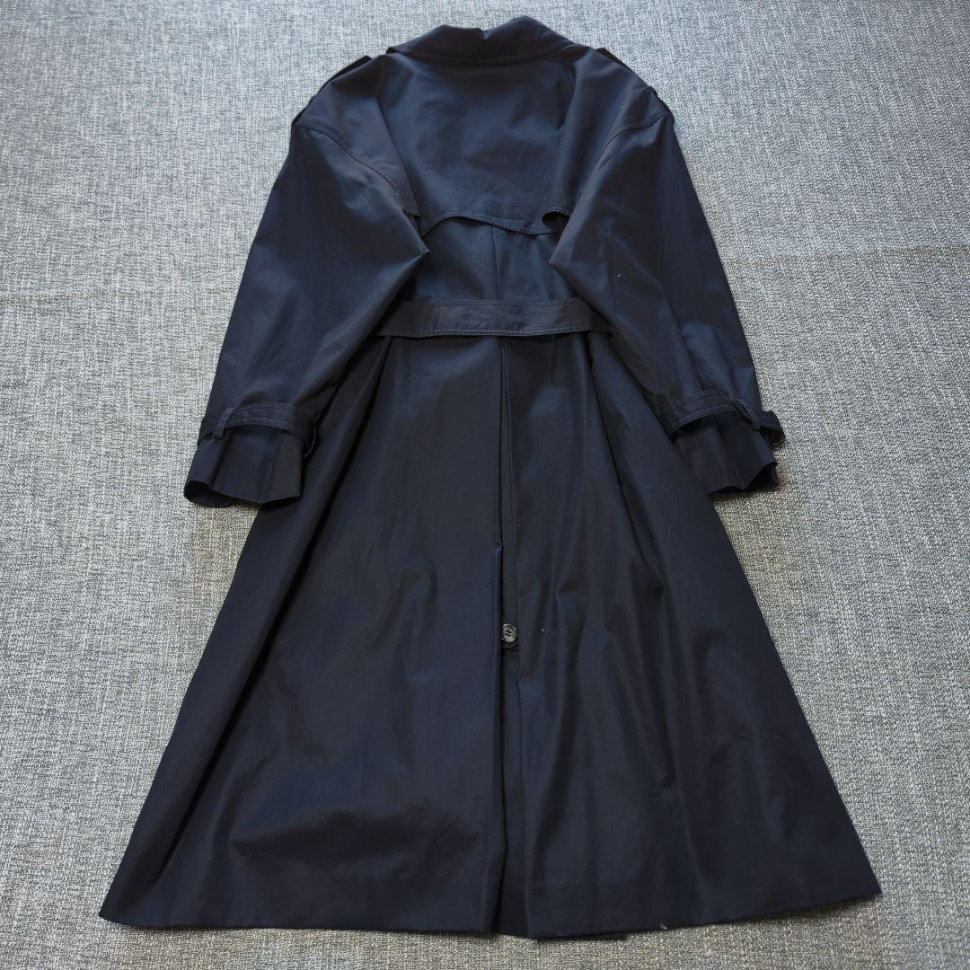 レリアン　着用感のない美品　英国製　トレンチコート　2XL〜3XL相当　ネイビー
