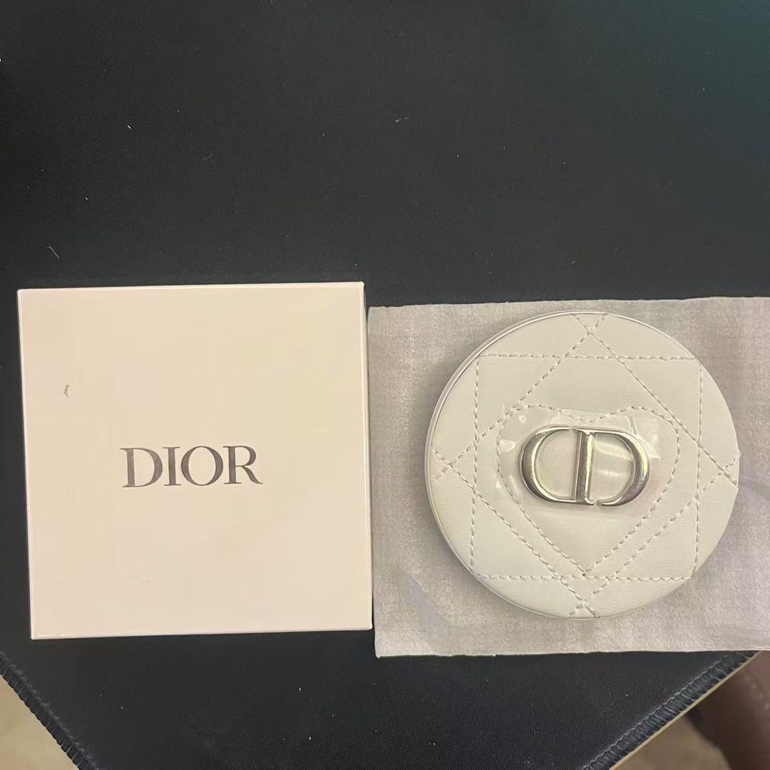Christian Dior ディオール ノベルティ コンパクトミラー 鏡 白