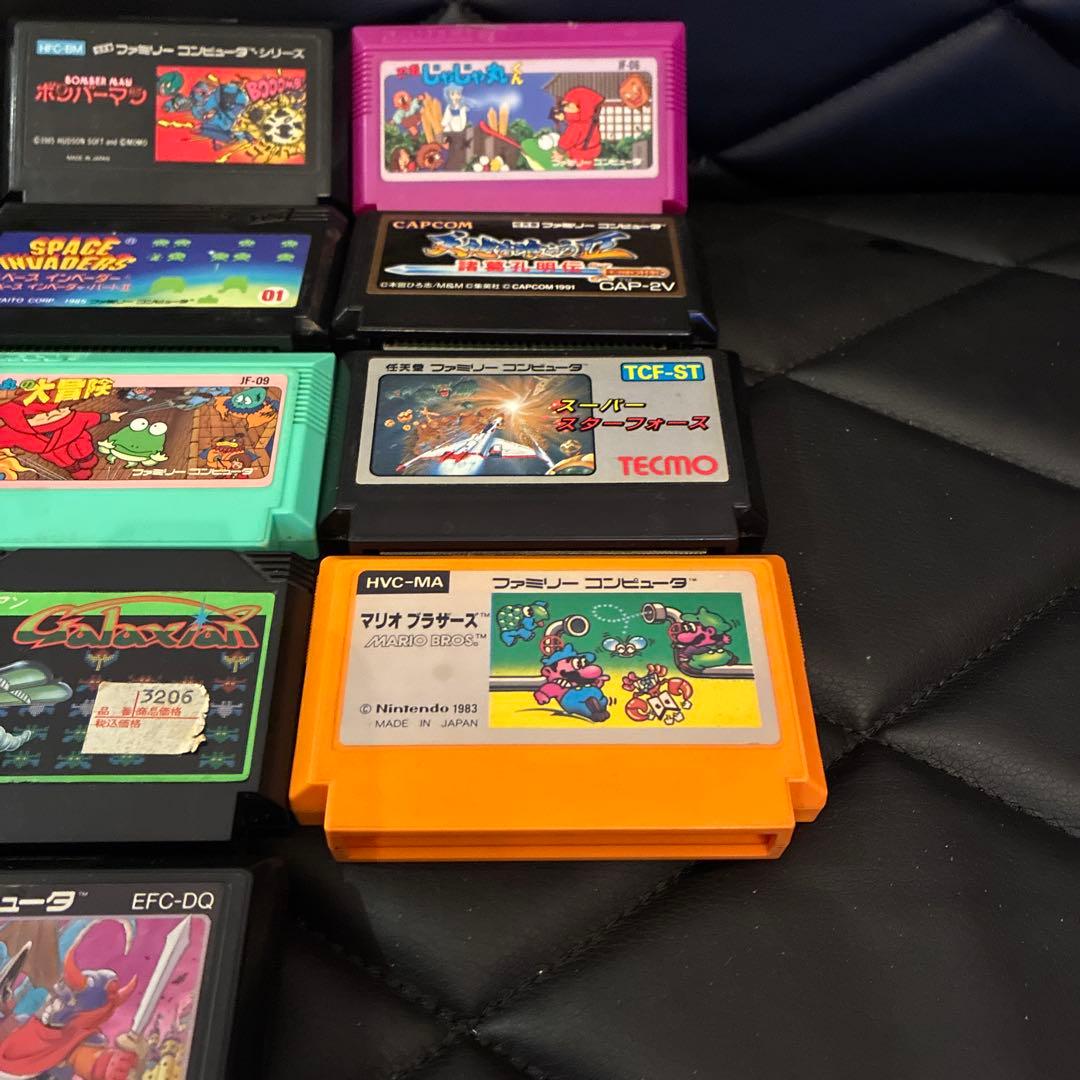 ファミコンソフト 18本セット目立った傷や汚れなし