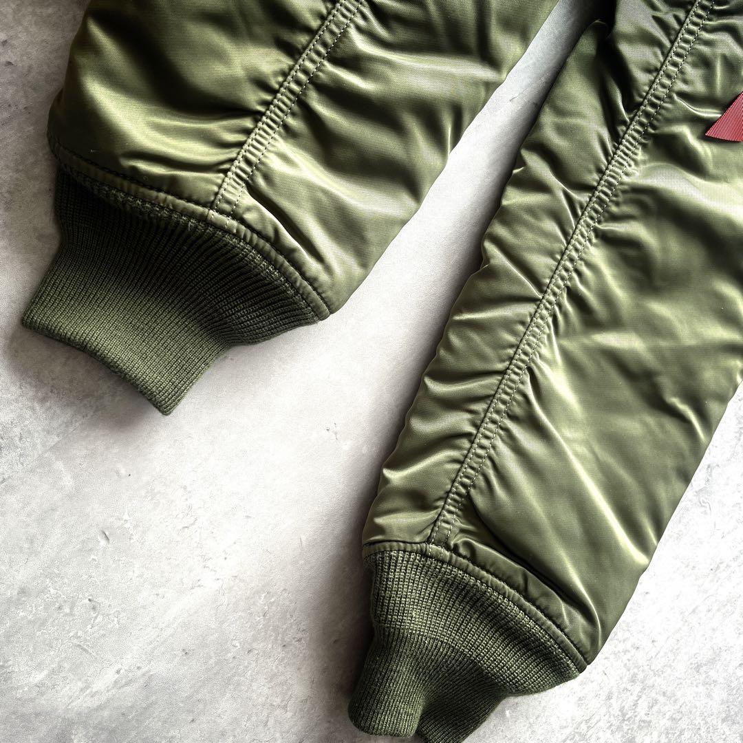 ALPHA MA-1 リバーシブルflight jacket ミリタリー　y2k