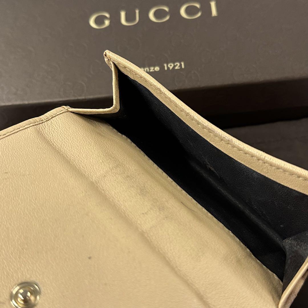超良品‼️ グッチ GUCCI 財布 折り財布 GGキャンバス ラブリー