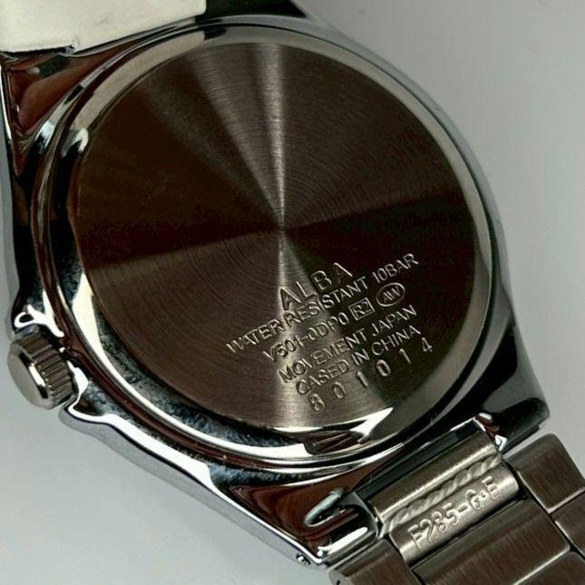 未使用品 SEIKO セイコー ALBA クォーツ時計 全数字ダイヤル