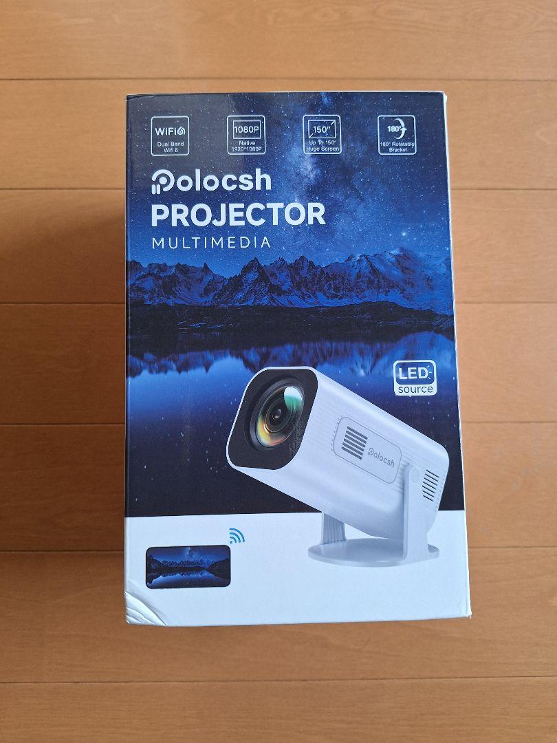 projector プロジェクター 　 新品未使用　ホワイト