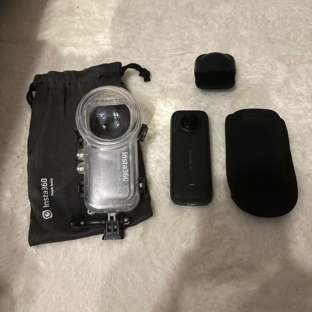 Insta360 X3 アクションカメラ 本体 防水ケース付き