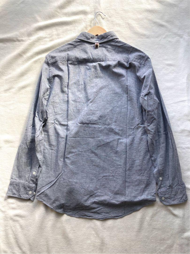 visvim ホームスパンBDシャツグレーサイズ3