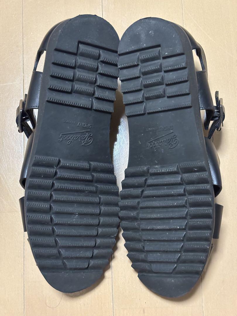 Paraboot 26.5cm相当 42サイズグルカサンダル ブラック Paraboot 26.5cm相当 42サイズグルカサンダル ブラック - メルカリ