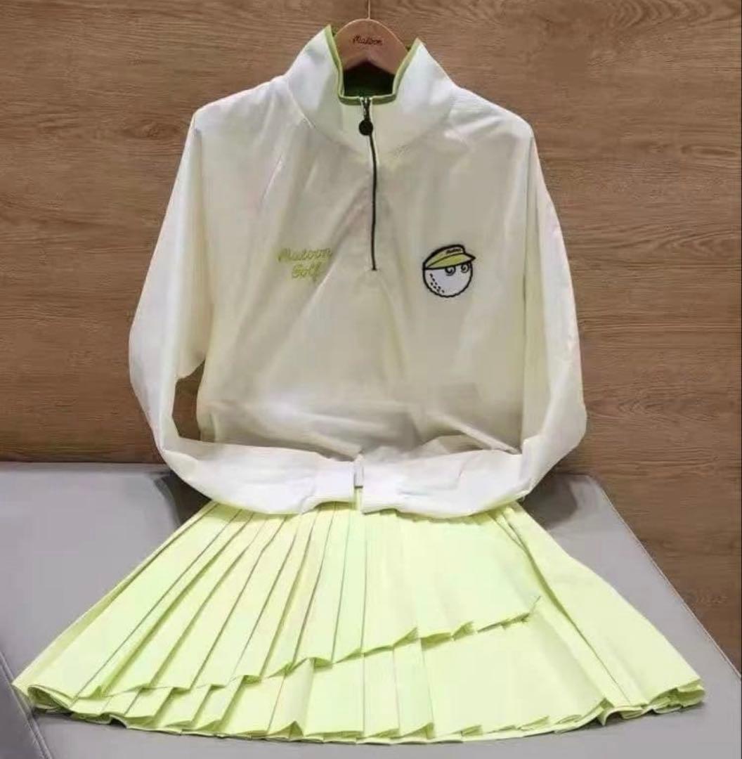 マルボンゴルフ Malbon レディース ハーフジップブルゾン ジャケット