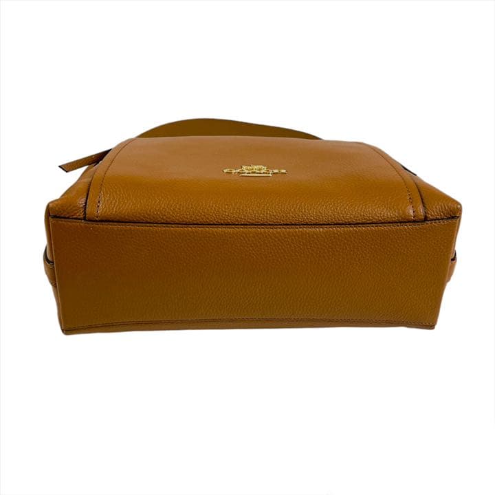 最も コーチ ショルダーバッグ 2way ホーボー ペブルドレザー A4