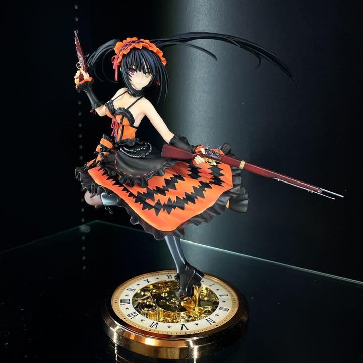 ンラインシ 時崎狂三 ライブII 1 7 完成品フィギュア BDfvO-m97020008135 鍍金台座Ver. デート ア こちらはオ
