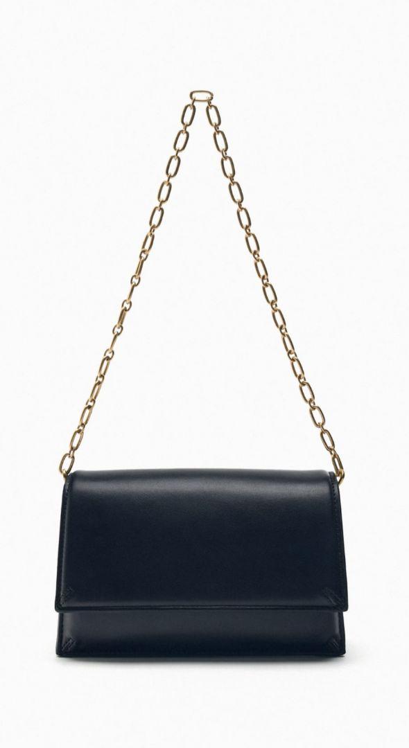 . ZARA フラップクロスボディバッグ