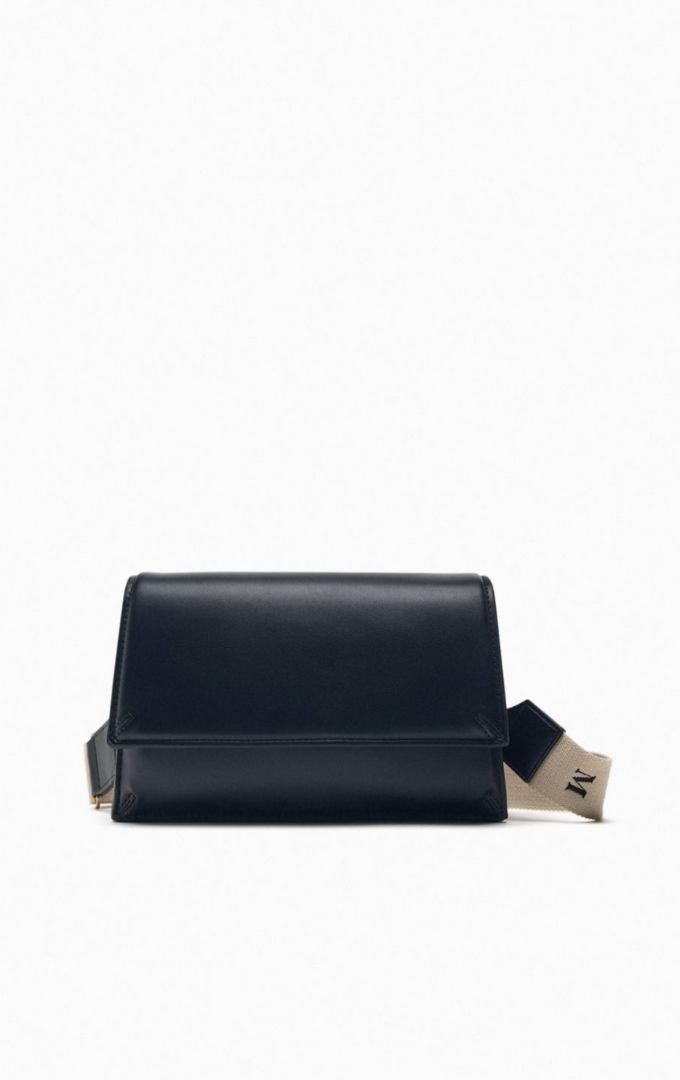 . ZARA フラップクロスボディバッグ