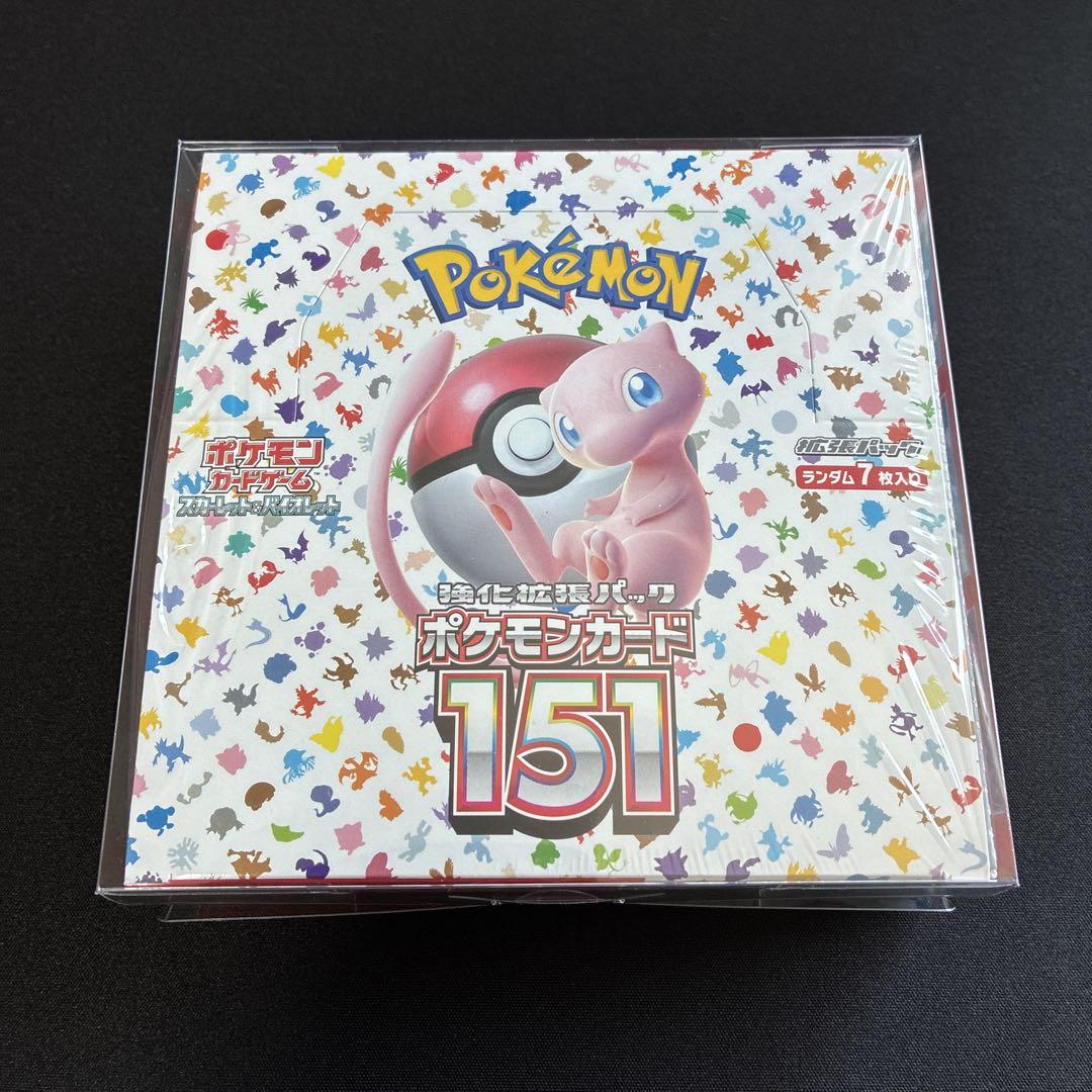 新品】ポケモンカード 151 未開封 シュリンク付き 1BOX - メルカリ