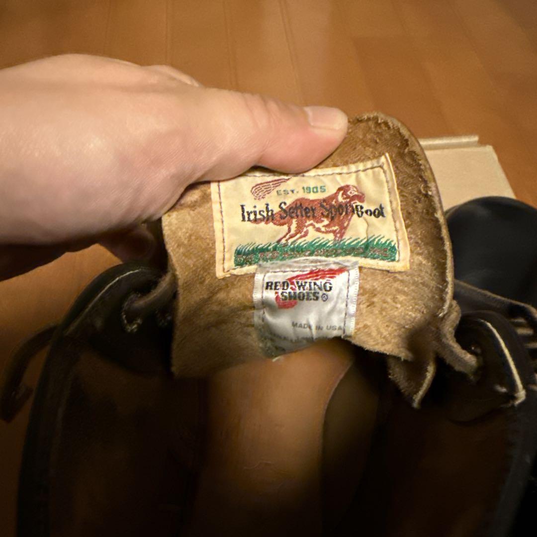 RED WING 9870 ブラック茶芯　犬タグ復刻8D 26センチ【美品】