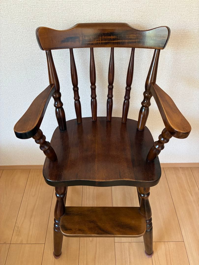 美品⭐︎ 飛騨産業 キツツキマーク 乳幼児用 ハイチェア 子供椅子 アンティーク 美品⭐︎ 飛騨産業 キツツキマーク 乳幼児用 ハイチェア 子供椅子 アンティーク