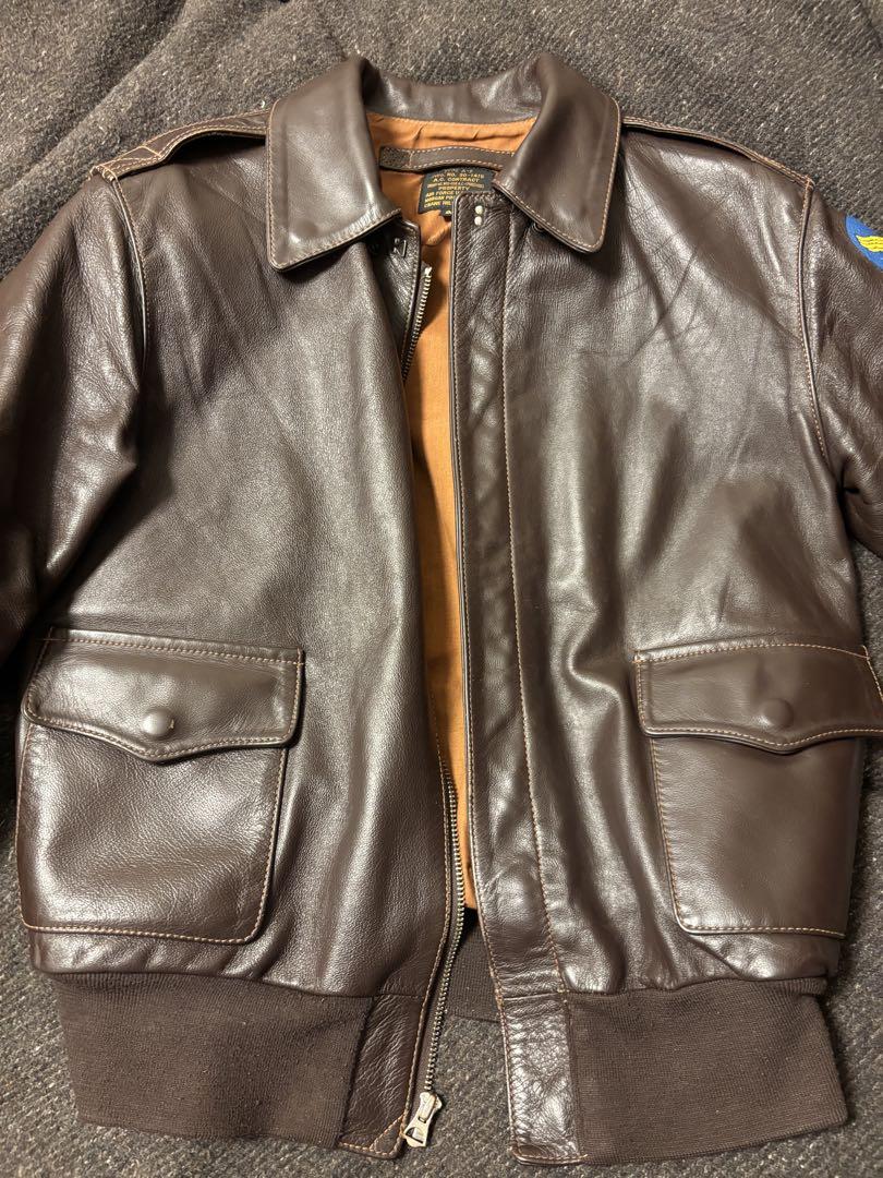 MORGAN モーガン ホースハイド フライトジャケット A-2 サイズ38 A-2 フライトジャケット morgan モーガン 馬革 38 - メルカリ