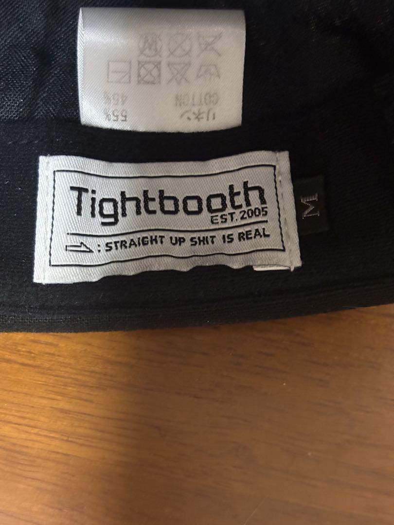 タイトブース TIGHTBOOTH ロールキャップ 帽子 ハット M ブラック