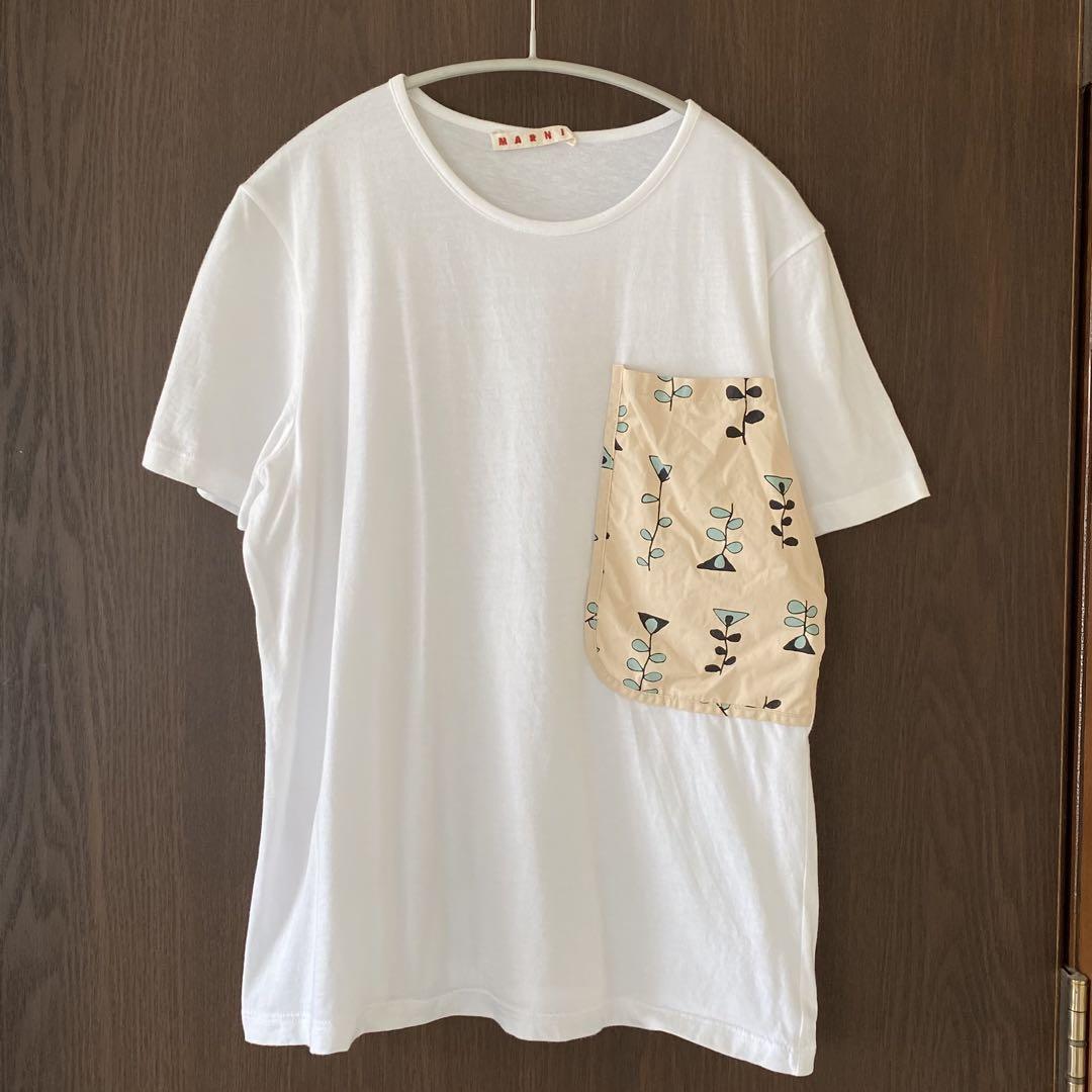 MARNI マルニ ポケット付き 半袖Tシャツ イタリア製
