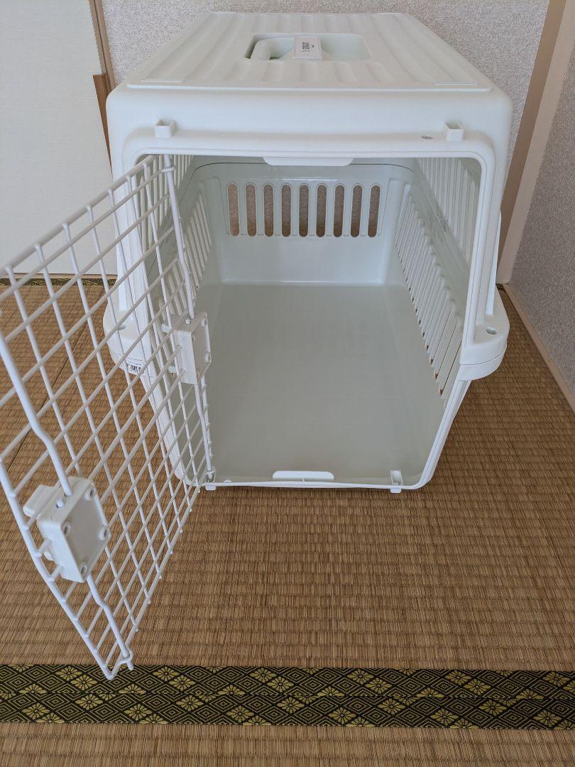エアトラベルキャリー 中型犬用 67L x 47W x 51H cm ホワイト