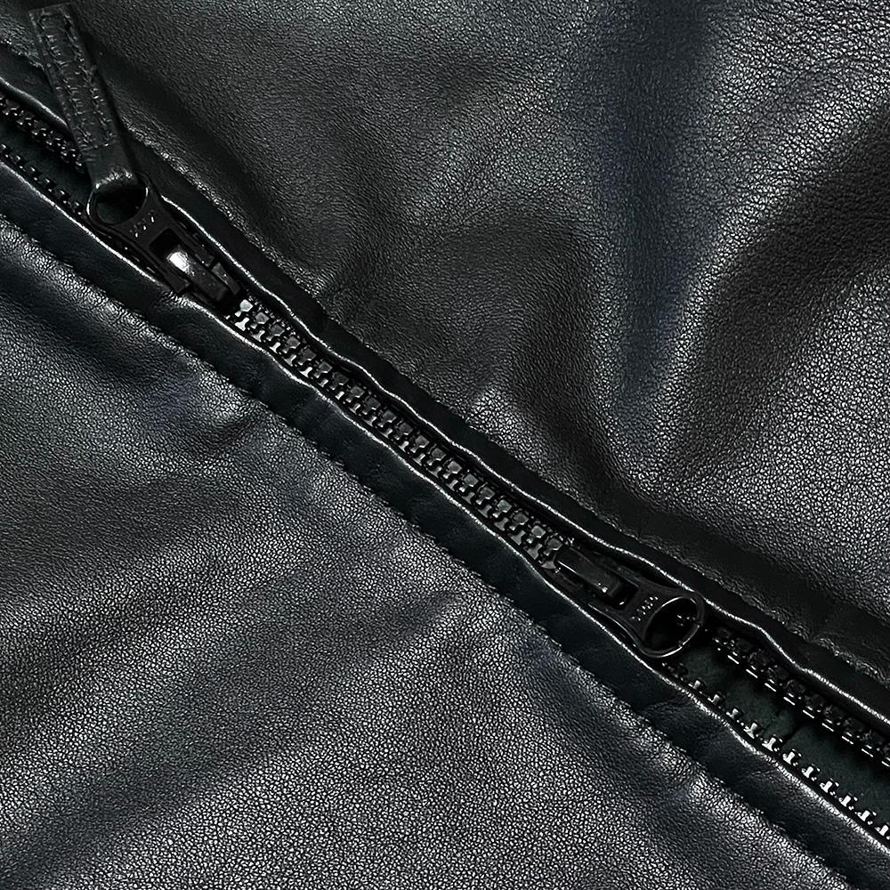 美品❤ASPESI 極上ゴートスキン やぎ革 ドライビングジャケット 黒 S
