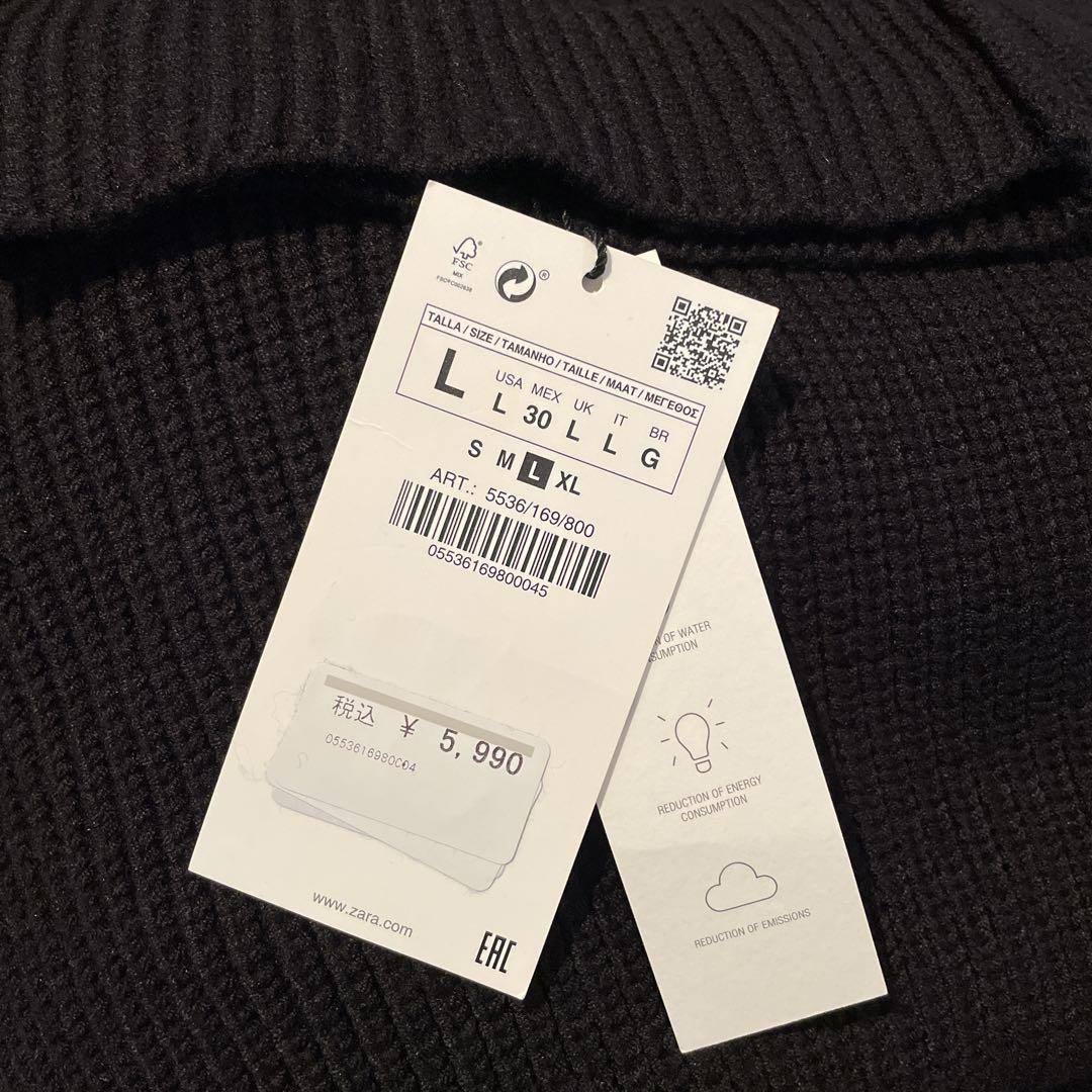 ZARA⭐︎ハイネックニットセーター⭐︎L - メルカリ