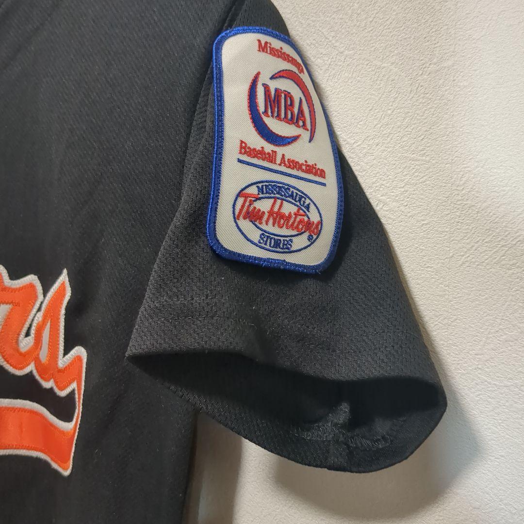 メーカー直売 MAJESTICマジェスティック ゲームシャツ 黒 キッズM