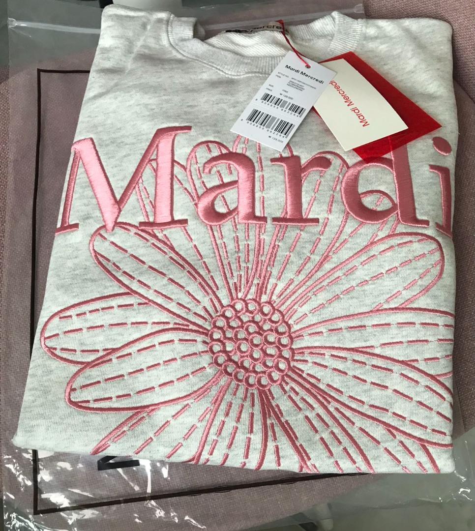 マルディメクルディ mardi mercredi 刺繍スウェット トレー