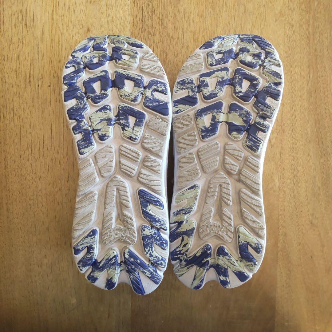 HOKA ランニングシューズ オレンジ/ホワイト/ブルー　26cm