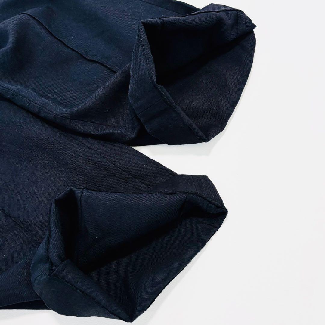 ebure/エブール リネンパンツ 麻100 ブラック 黒 ベルト付き ebure/エブール リネンパンツ 麻100 ブラック 黒 ベルト付き