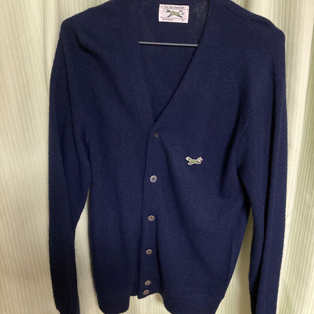 80s カートコバーン JCPenney The Fox アクリル カーディガン